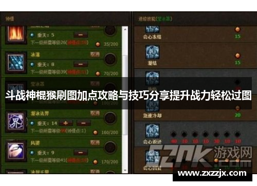 斗战神棍猴刷图加点攻略与技巧分享提升战力轻松过图